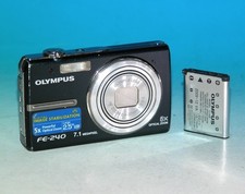Reconditioned - Olympus FE-240 7.1MP Digital Camera - Black #ns