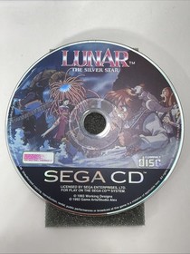 Sega CD 1992 LUNAR THE SILVER STAR GAME Complete CIB SUPER CLEAN VGC!