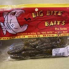 Big Bite Baits 3” Yomama Huisache color 10 count pack 