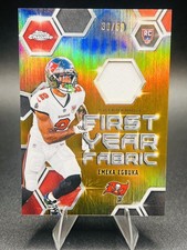2025 Topps Chrome NFL-Emeka Egbuka First Year Fabric Gold Patch PW /50 RC