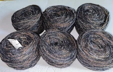 6 Great Adirondack Yarn Co. Artesanal Cotton /Alpaca/Polyester Color BAROQUE LOT
