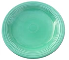 Vintage  Fiestaware Large Round Footed Compote Bowl, 12-¼" Green 3 1/4" HIGH