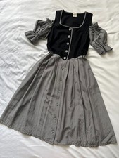Dirndl Dress Trachten Plaid Vintage Oktoberfest Bavarian Austrian EU 38