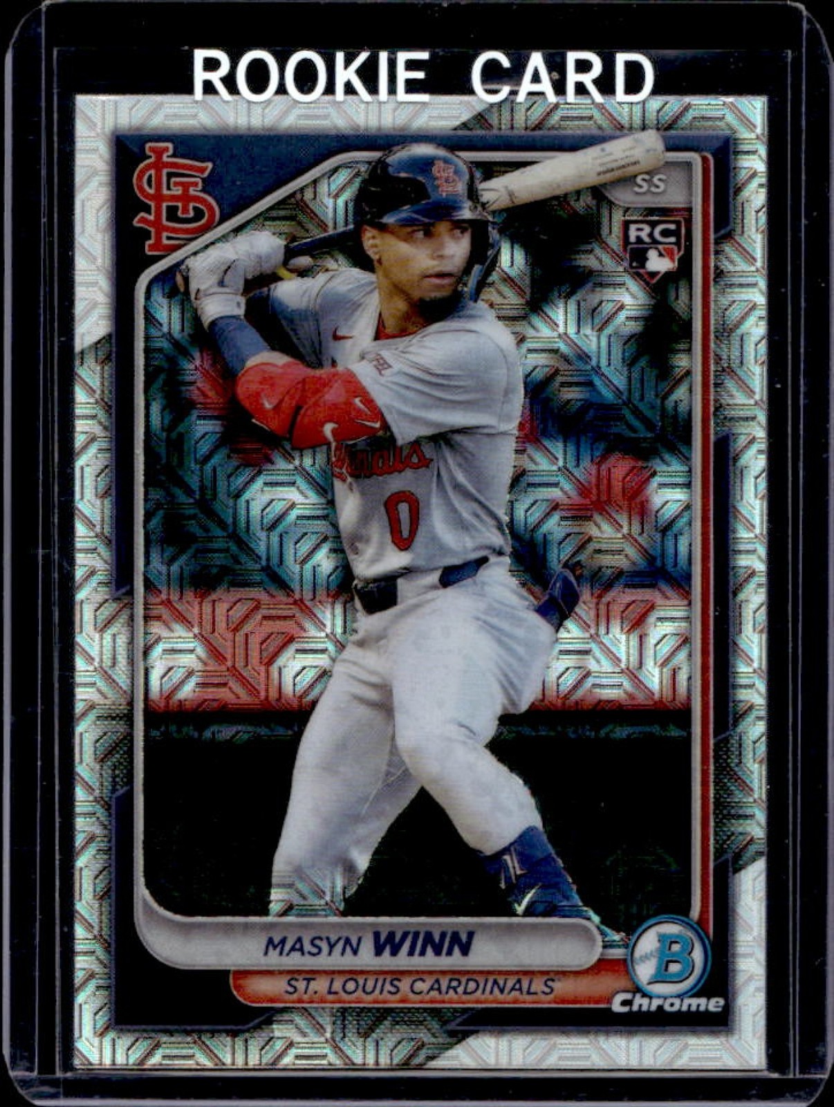 2024 Bowman Chrome Masyn Winn Mega Box RC Refractor Rookie #61 Cardinals