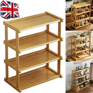 Bamboo Spice Rack, 4 Tier