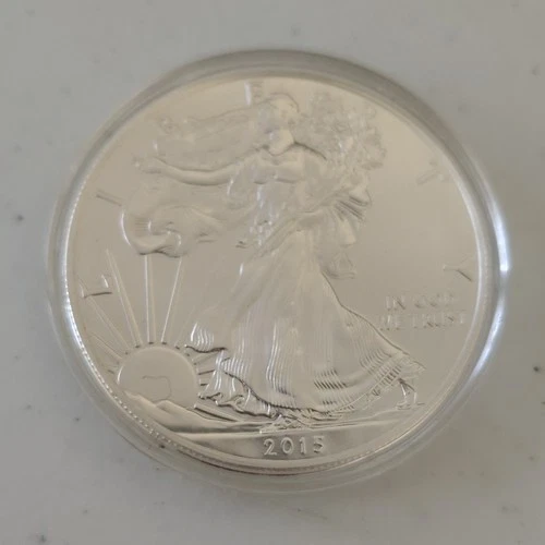 U.S. Mint American Eagle 2015 1 oz Silver Coin .999 Fine Uncertified Bullion