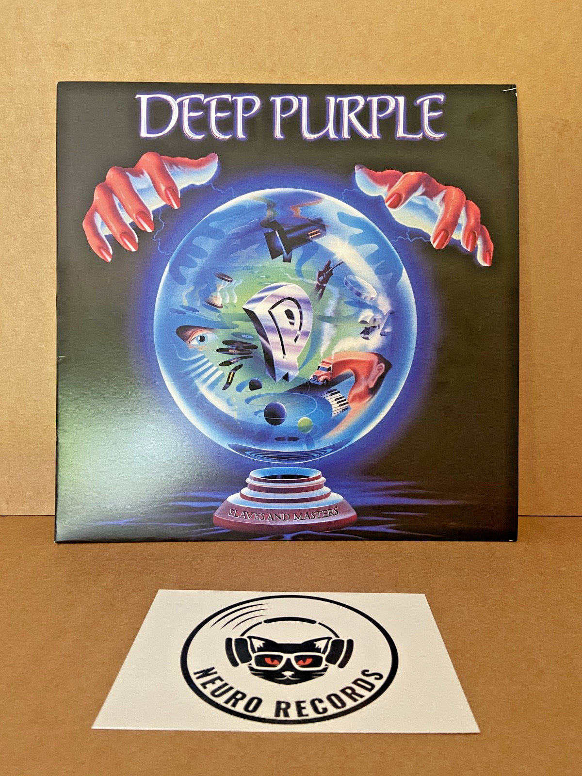 DEEP PURPLE - Slaves And Masters LP [NM/EX+] MOV Reissue - CLEANED & PLAY TESTED