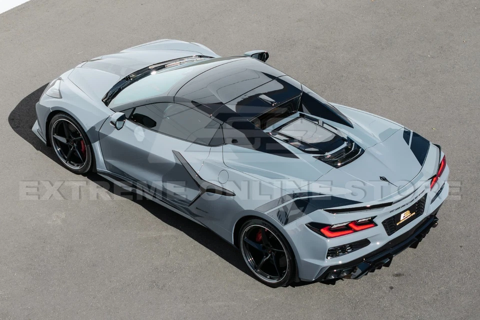 For 20-Up Corvette C8 Convertible Rear Hatch Upper HTC Tonneau Window Inserts - Image 2 of 4