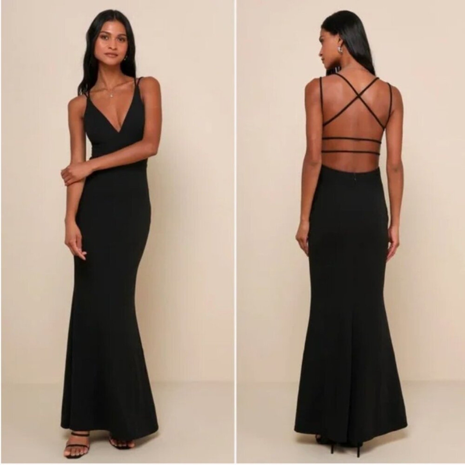 Lulus NWT All This Allure Backless Dress