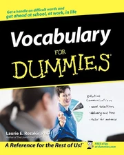 Vocabulary For Dummies - paperback Rozakis, Laurie E. E.