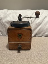 Moulin à café ancien Peugeot Frères – Bois & métal – Vintage – Collection