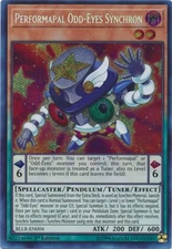 Yugioh! LP Performapal Odd-Eyes Synchron - BLLR-EN004 - Secret Rare - 1st Editio