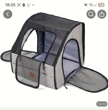 Wiltec Transportbox für Haustiere Größe L -Schwarz (62466) Wiltec Transportbox für Haustiere Größe L -Schwarz (62466)