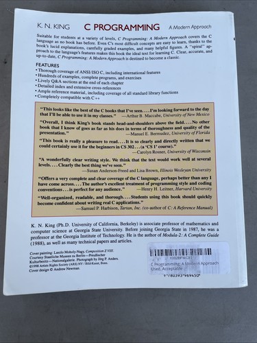 Studienführer: Für C-Programmierung: Ein moderner Ansatz von Bermudez, Manuel E. - Bild 5 von 6
