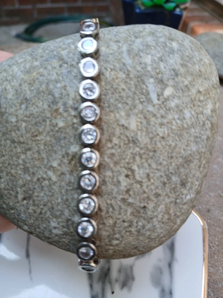 Brazalete de plata de ley Foto 2 de 3