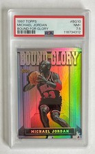 1997 TOPPS BOUND FOR GLORY #BG10 MICHAEL JORDAN PSA 7.5. Under-graded!