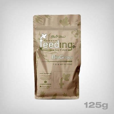 Green House Powder Feeding BioGrow 125g - Bio Wachstumsdünger, 8 Wochen Langzeit