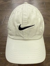 Nike Youth Heritage86 White Center Swoosh Adjustable Strapback Hat CI2961 100