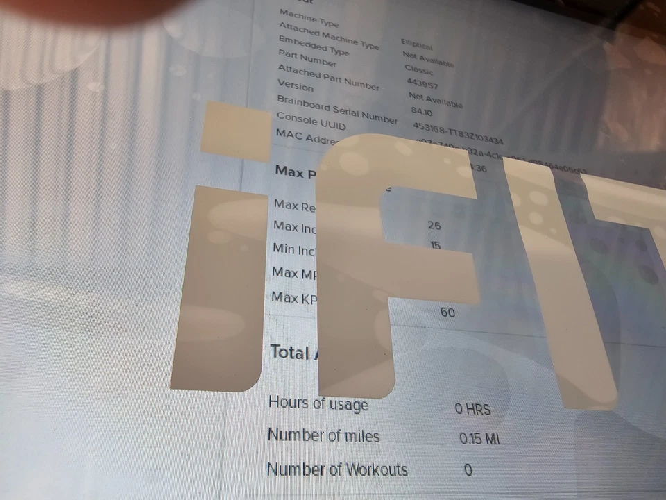 NordicTrack Elliptical Airglide 14i iFit Ready NTEL71423 1 Year Warranty - Image 4 of 4