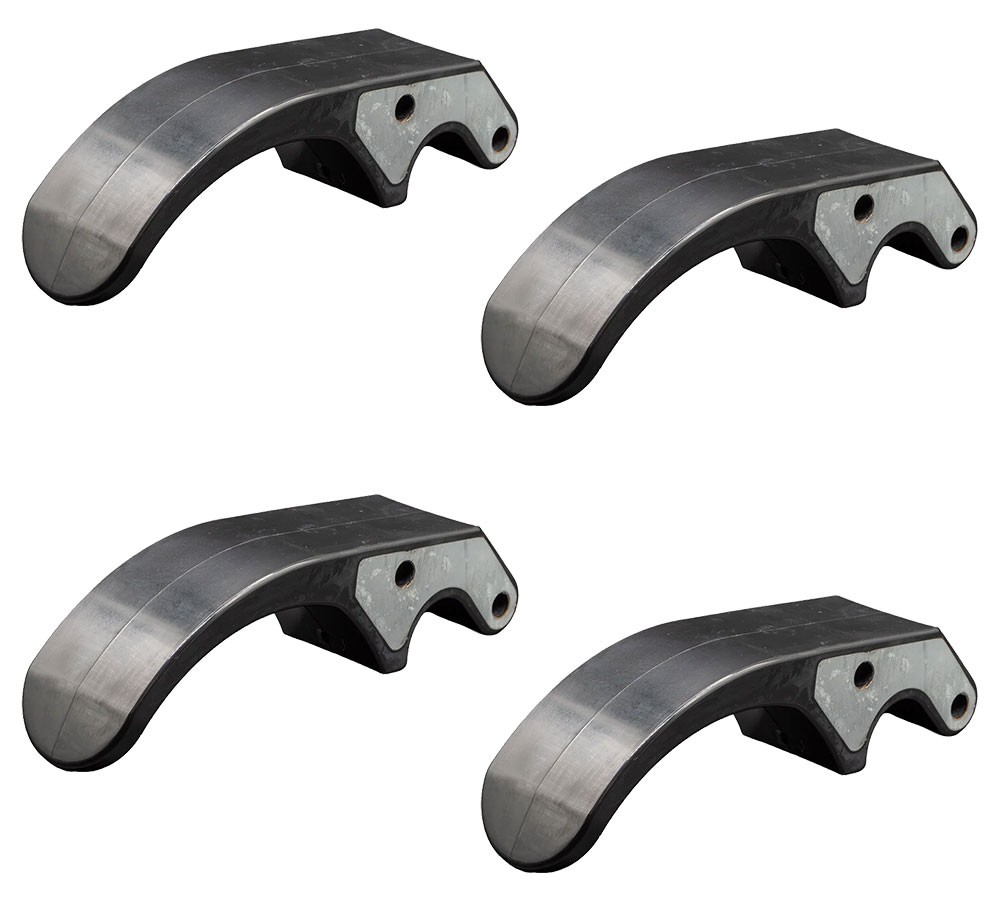 4PK Quick Release 3"Flexible Rubber Upright Tarp Stop - Stopper Predrilled Holes