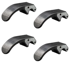 4PK Quick Release 3"Flexible Rubber Upright Tarp Stop - Stopper Predrilled Holes