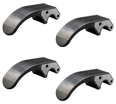 4PK Quick Release 3''Flexible Rubber Upright Tarp Stop - Stopper Predrilled Holes