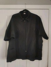 Betty Dain Barber Jacket/ Black/ Size XL/ Style 892