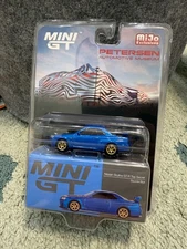 Nissan Skyline GT-R Top Secret - Bayside Blue - MINI GT 00531 - Petersen Museum