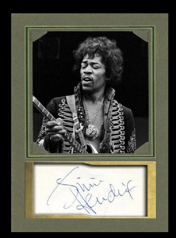 JIMI HENDRIX / AUTOGRAPH  LIMITED EDITION CARD