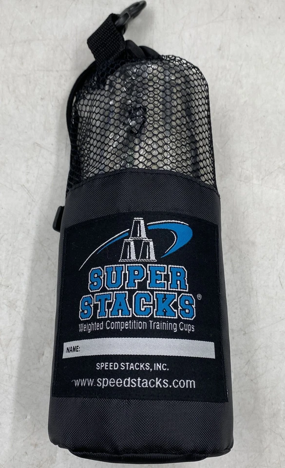 Speed Stacks Multicolor Stackmat Temporizador de Competición y 4 Bolsas de Copas Pesadas Foto 2 de 4