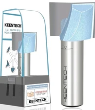 KEENTECH 1/4" Shank Cleaning Bottom Router Bit, 1"/ 3/4" (KT01061608)