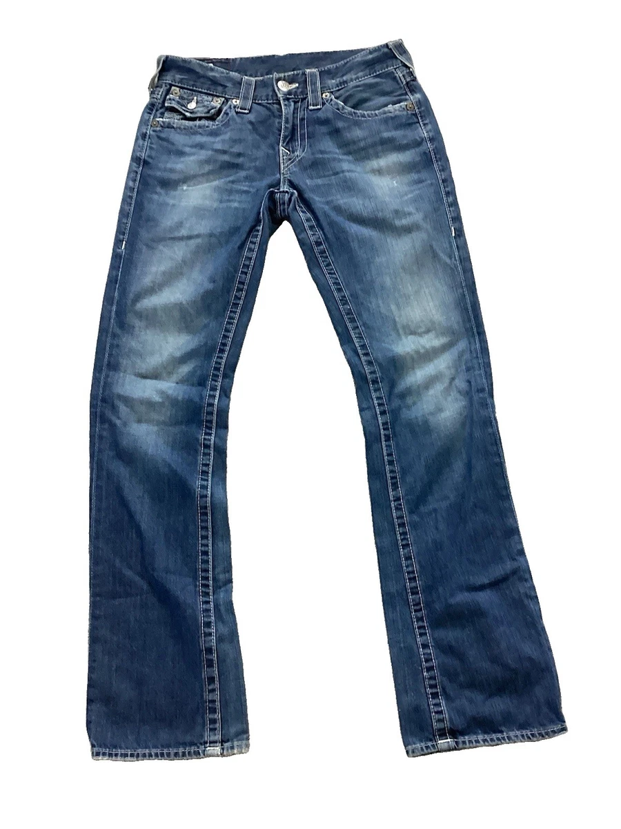 True Religion Ricky Blue Jeans for Men for sale | eBay