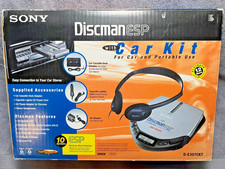 NOS Sony Discman ESP D-E307CKT Portable Car CD Player Car Kit READ DESCRIPTION