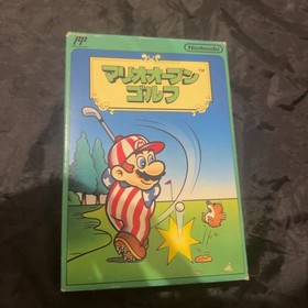 Mario Open Golf FC Famicom Famicom Software Nintendo Famicom Soft Set A Box