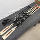 Volkl Tigershark 8’ Skis L: 168cm R: 14.7 Marker Motion Bindings, Poles, Bag