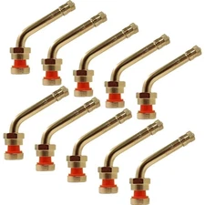 TR554D .98" x 1.94" with 60° Bend Aluminum Wheel Truck Valve Stem Pack of 10