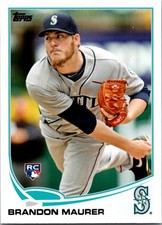 2013 Topps Brandon Maurer  RC 435 Seattle Mariners