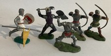 5 x Vintage BRITAINS TIMPO Swoppet Knights