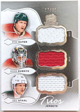 2016-17 UD The Cup Trios Ryan Suter / Devan Dubnyk / Eric Staal /25 Wild