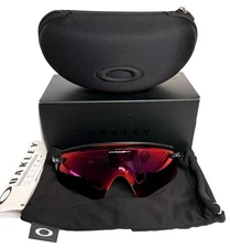 Oakley Encoder Shield Sunglasses Polished Black Prizm Field OO9471-0236 w/case