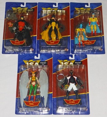 DC Direct JSA Series 1 Set of 5 Figures w/ Hawkgirl, Dr. Mid-Nite, Atom & More!