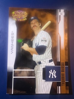 Thurman Munson 2003 Leaf Certified Materials #205 New York Yankees /400  