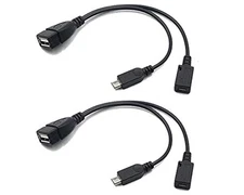 2 Pack OTG Cable Replacement for Fire Stick 4K, Amazon Fire TV, Compatible wi...