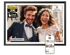 13.5" Digital Picture Frame 64GB 3K Resolution Touch New In Box Brand Nexfoto