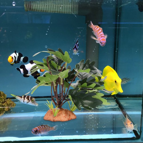 Reptile Plant officiel Fish Tank Artificial Plant Ornament Reptile Habitat