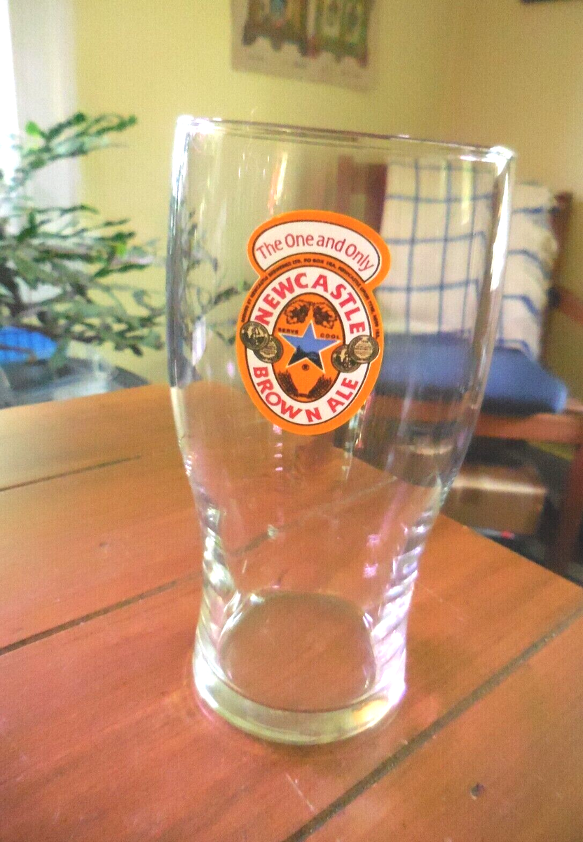 Newcastle Brown Ale Beer Glass, The One and Only | eBay