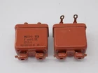 2x MBGP-3 160V 2UF 5% PIO AUDIO CAPACITORS USSR NOS МБГП-3