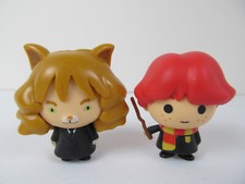 Ron Weasley W/ Wand & Hermione As Cat Wizarding World ? Harry Potter 2" Tiny Q6