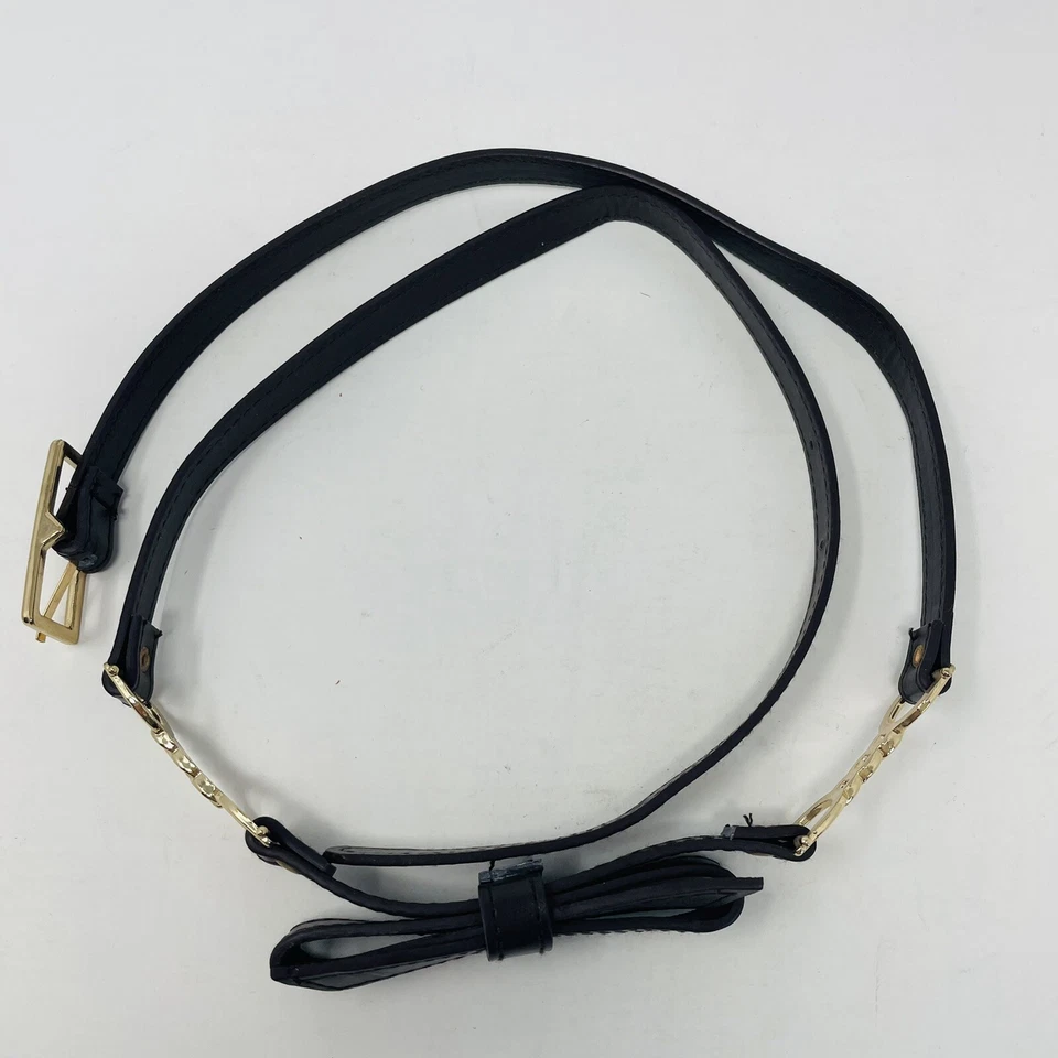 Ограниченный женский размер средний цепочка ссылка узкий пояс с бантом коричневый - Изображение 4 из 4