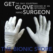 Bionic Classic White Equine Gloves Men's X-Large
